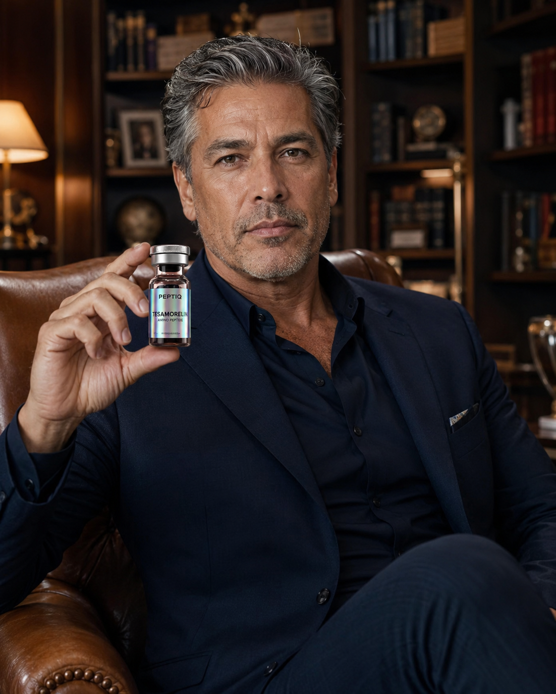 PEPTIQ MX · Hombre maduro · Alpha Reset